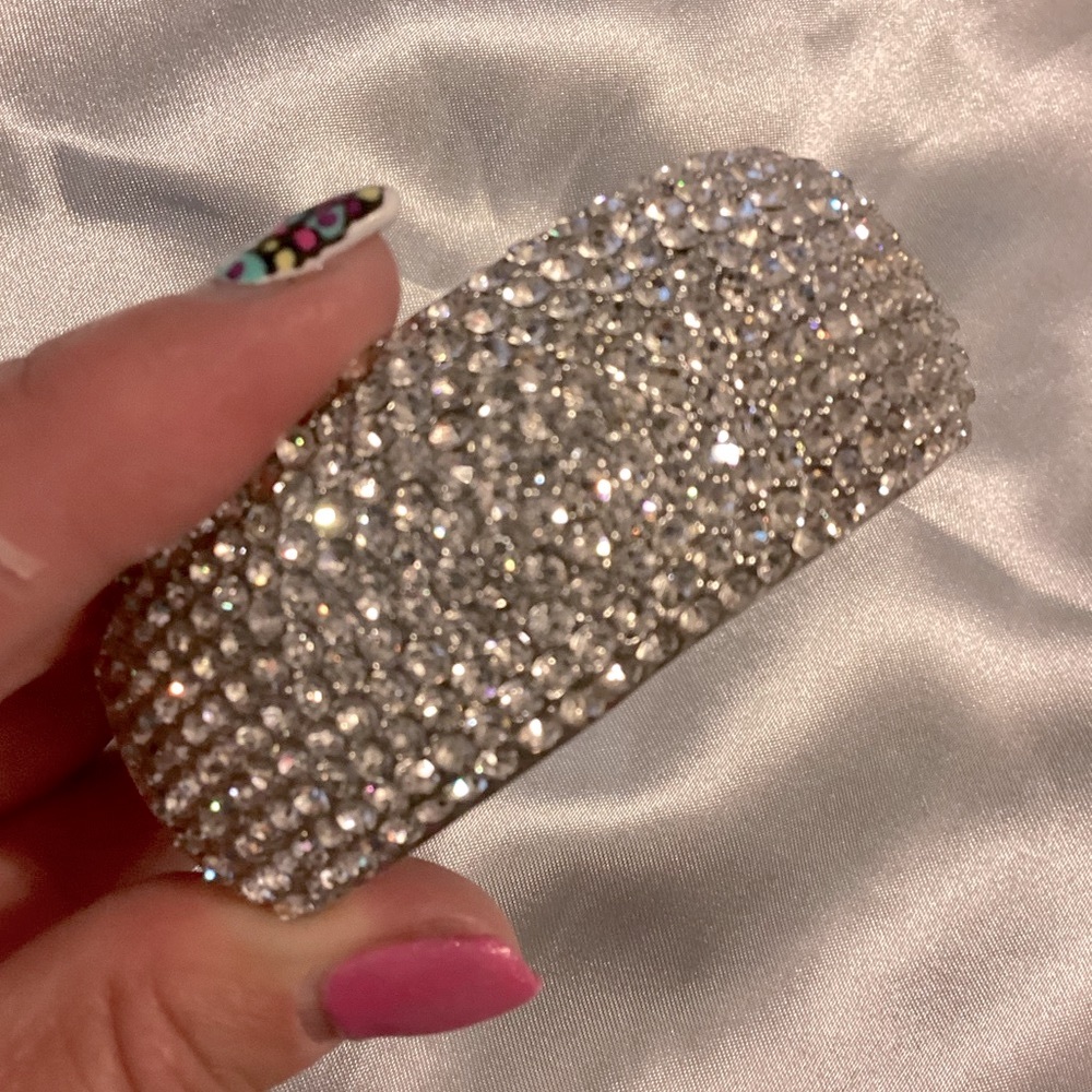 Vintage Rhinestone Cuff - Picture 9 of 10
